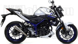 Komplette Auspuffanlage Ohne Katalysator Und Mit Geräuschzulassung Pro-Race Nichrom Edelstahl - Arrow Special Parts Kompatibel Mit Yamaha Yzf-R3 (2021-2024)