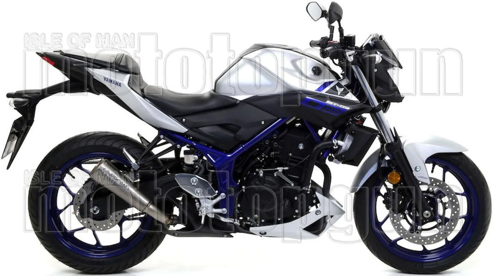 Komplette Auspuffanlage Ohne Katalysator Und Mit Geräuschzulassung Pro-Race Nichrom Edelstahl - Arrow Special Parts Kompatibel Mit Yamaha Mt-03 (2018-2019)