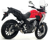 Auspuffendstück Mit Geräuschzulassung Pro-Race Nichrom Schwarz Edelstahl - Arrow Special Parts Kompatibel Mit Honda Cb 500 X (2019-2020)