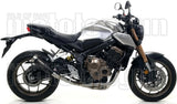 Auspuffendrohr Ohne Geräuschzulassung Pro-Race Nichrom Schwarz Edelstahl - Arrow Special Parts Kompatibel Mit Honda Cbr 650 R (2019-2023)