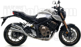 Komplette Auspuffanlage Ohne Katalysator Und Mit Geräuschzulassung Pro-Race Twin Titan Titan - Arrow Special Parts Kompatibel Mit Honda Cb 650 R (2019-2023)