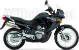 Komplette Auspuffanlage Ohne Katalysator Und Mit Geräuschzulassung Race-Tech Aluminium Edelstahl - Arrow Special Parts Kompatibel Mit Honda Xl 650 V Transalp (2000-2007)