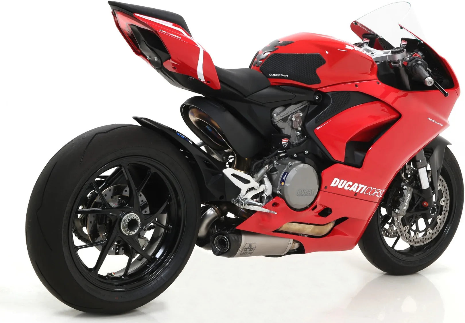 Auspuffendrohr Ohne Geräuschzulassung Works Titan Carbon - Arrow Special Parts Kompatibel Mit Ducati Panigale V2 (2020-2024)