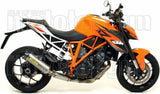 Katalysiertes Auspuffendstück Mit Geräuschzulassung Race-Tech Titan Carbon - Arrow Special Parts Kompatibel Mit Ktm 1290 Superduke Gt (2017-2024)