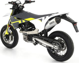 Catalytic Exhaust Tip With Sound Certification Race-Tech Aluminium Carbon - Arrow Special Parts Compatible With Husqvarna 701 Enduro (2021-2024)