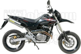 Doppelauspuffanlage Mit Geräuschzulassung Thunder Aluminium Edelstahl - Arrow Special Parts Kompatibel Mit Honda Fmx 650 (2005-2008)