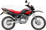 Komplette Auspuffanlage Ohne Katalysator Und Mit Geräuschzulassung Thunder Aluminium Edelstahl - Arrow Special Parts Kompatibel Mit Honda Xr 125 R (2004-2005)