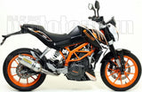 Auspuffendstück Ohne Katalysator Und Mit Geräuschzulassung Thunder Aluminium Edelstahl - Arrow Special Parts Kompatibel Mit Ktm 390 Duke (2013-2016)