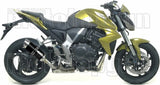 Auspuffendstück Ohne Katalysator Und Mit Geräuschzulassung Thunder Aluminium Schwarz Edelstahl - Arrow Special Parts Kompatibel Mit Honda Cb 1000 R (2008-2017)