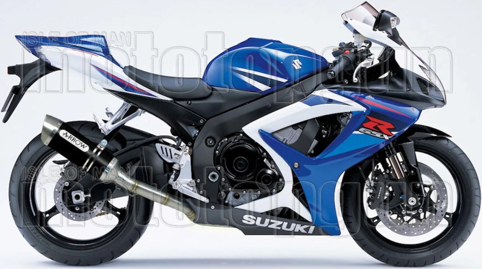 Komplette Auspuffanlage Ohne Katalysator Und Mit Geräuschzulassung Thunder Aluminium Schwarz Edelstahl - Arrow Special Parts Kompatibel Mit Suzuki Gsx-R 600 Ie (2006-2007)