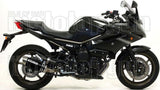 Exhaust Tip With Noise Certification Thunder Black Aluminium Stainless Steel - Arrow Special Parts Compatible With Yamaha Xj6 Diversion (2009-2015)