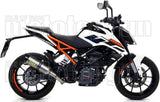 Auspuffendstück Ohne Katalysator Und Mit Geräuschzulassung Thunder Titan Carbon - Arrow Special Parts Kompatibel Mit Ktm 390 Duke (2017-2020)