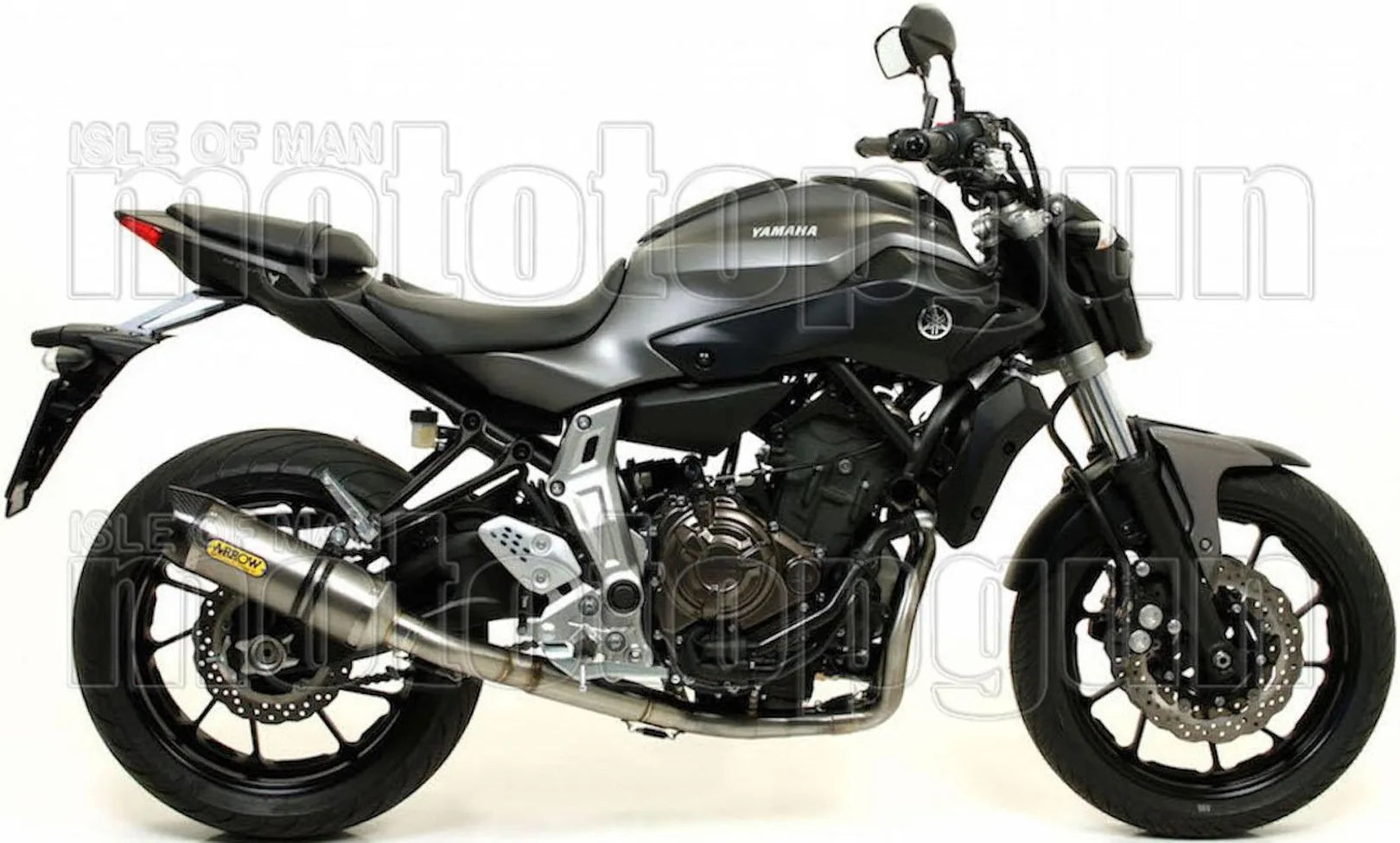 Komplette Abgasanlage Mit Katalysator Und Geräuschzulassung Thunder Titan Carbon - Arrow Special Parts Kompatibel Mit Yamaha Tracer 700 (2020)