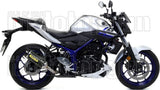 Komplette Auspuffanlage Ohne Katalysator Und Mit Geräuschzulassung Thunder Carbon Carbon - Arrow Special Parts Kompatibel Mit Yamaha Yzf-R3 (2021-2024)