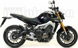 Komplette Abgasanlage Mit Katalysator Und Geräuschzulassung Thunder Carbon Carbon - Arrow Special Parts Kompatibel Mit Yamaha Mt-09 (2013-2020)
