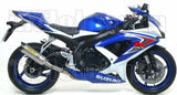 Auspuffendstück Mit Geräuschzulassung Thunder Aluminium Carbon - Arrow Special Parts Kompatibel Mit Suzuki Gsx-R 750 Ie (2008-2010)