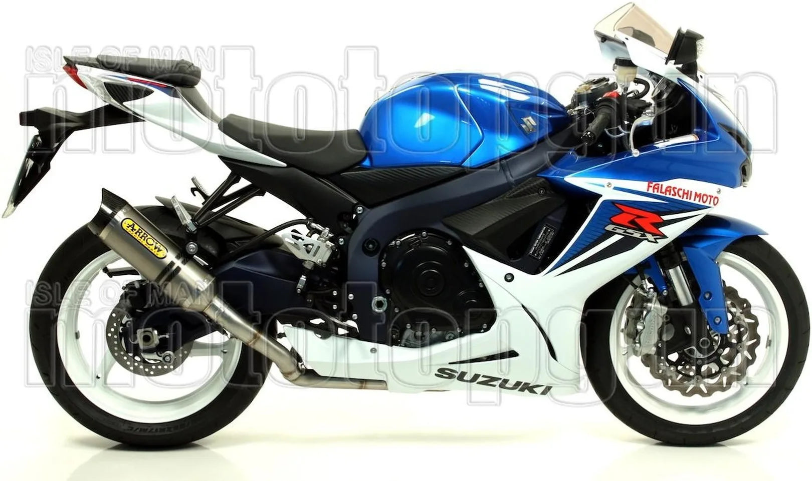Komplette Auspuffanlage Ohne Katalysator Und Mit Geräuschzulassung Thunder Aluminium Carbon - Arrow Special Parts Kompatibel Mit Suzuki Gsx-R 750 Ie (2011-2016)