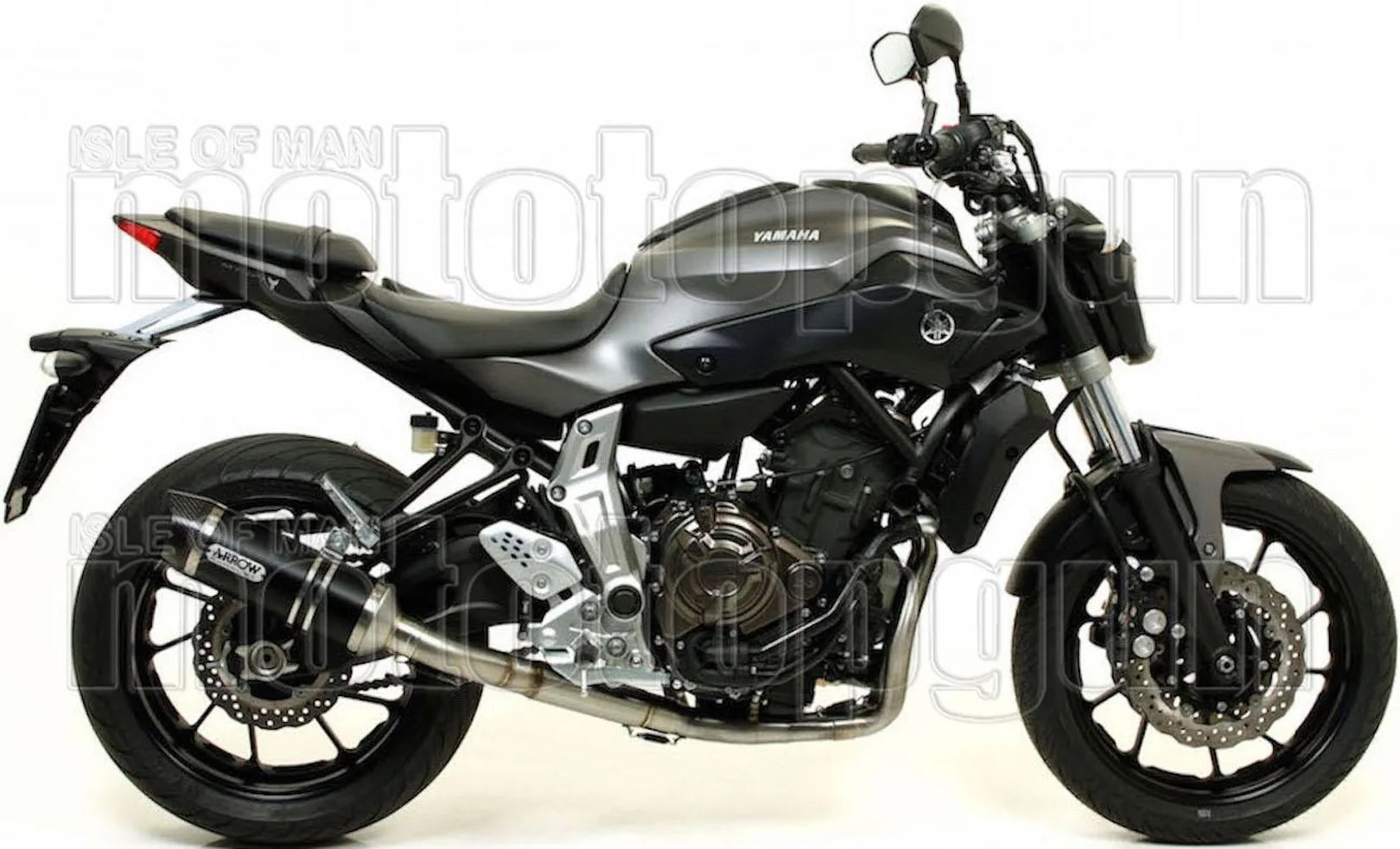 Komplette Abgasanlage Mit Katalysator Und Geräuschzulassung Thunder Aluminium Schwarz Carbon - Arrow Special Parts Kompatibel Mit Yamaha Tracer 7 (2021-2024)