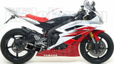 Auspuffendstück Mit Geräuschzulassung Thunder Aluminium Schwarz Carbon - Arrow Special Parts Kompatibel Mit Yamaha Yzf 600 R6 (2008-2011)