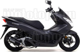 Complete Catalytic Exhaust System With Sound Certification Urban Black Aluminium Stainless Steel Black - Arrow Special Parts Compatible With Honda Pcx 125 (2017)