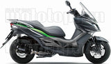 Komplette Abgasanlage Mit Katalysator Und Geräuschzulassung Urban Aluminium Schwarz Edelstahl Schwarz - Arrow Special Parts Kompatibel Mit Kawasaki J 125 (2016)