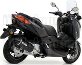 Auspuffendstück Ohne Katalysator Und Mit Geräuschzulassung Urban Aluminium Schwarz Edelstahl Schwarz - Arrow Special Parts Kompatibel Mit Yamaha X-Max 400 (2017-2020)