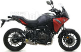 Komplette Auspuffanlage Ohne Katalysator Und Mit Geräuschzulassung Works Titan Carbon - Arrow Special Parts Kompatibel Mit Yamaha Tracer 700 (2020)