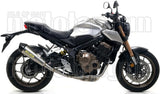 Komplette Auspuffanlage Ohne Katalysator Und Mit Geräuschzulassung X-Kone Nichrom Carbon - Arrow Special Parts Kompatibel Mit Honda Cb 650 R (2019-2023)