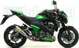 Auspuffendstück Mit Geräuschzulassung X-Kone Nichrom Carbon - Arrow Special Parts Kompatibel Mit Kawasaki Z 800 E (2013-2016)