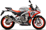 Complete Non-Catalytic Exhaust System With Sound Certification Indy-Race Titanium Carbon - Arrow Special Parts Compatible With Aprilia Tuono 660 (2021-2024)