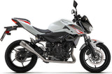 Complete Non-Catalytic Exhaust System With Sound Certification Pro-Race Nichrom Stainless Steel - Arrow Special Parts Compatible With Kawasaki Z 400 (2023)