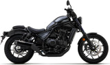 Auspuffendstück Mit Geräuschzulassung Rebel Aluminium Schwarz Carbon - Arrow Special Parts Kompatibel Mit Honda Cmx 1100 Rebel (2021-2024)