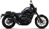 Auspuffendstück Mit Geräuschzulassung Rebel Aluminium Schwarz Aluminium Schwarz - Arrow Special Parts Kompatibel Mit Honda Cmx 1100 Rebel (2021-2024)