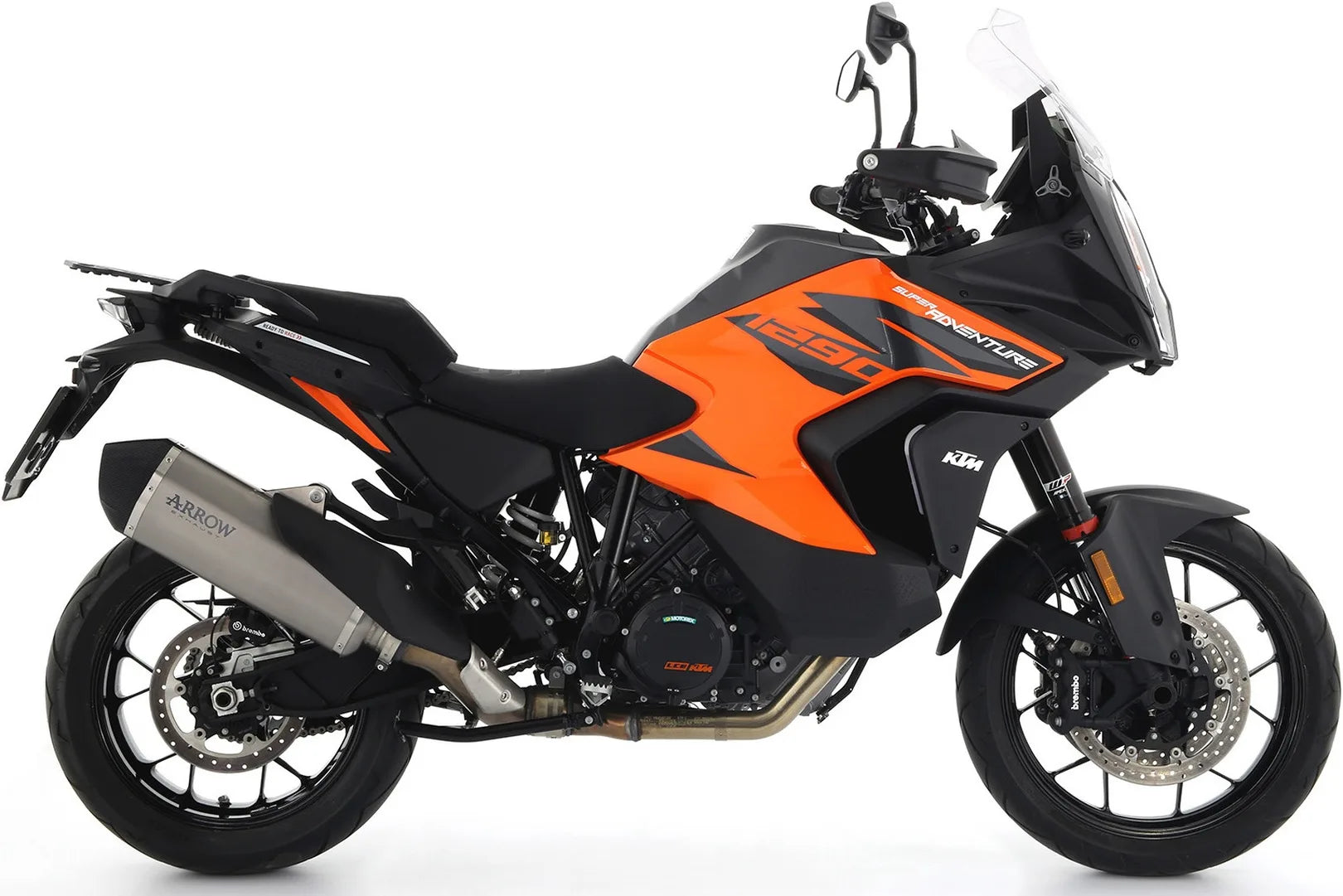 Auspuffendstück Mit Geräuschzulassung Sonora Titan Carbon - Arrow Special Parts Kompatibel Mit Ktm 1290 Superadventure S (2021-2024)