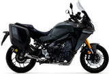 Komplette Auspuffanlage Ohne Katalysator Und Mit Geräuschzulassung Thunder Aluminium Schwarz Carbon - Arrow Special Parts Kompatibel Mit Yamaha Tracer 9 Gt (2021-2024)