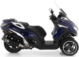Katalysiertes Auspuffendstück Mit Geräuschzulassung Urban Aluminium Schwarz Carbon - Arrow Special Parts Kompatibel Mit Peugeot Metropolis 400 (2017-2021)