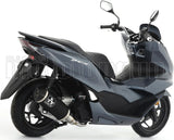 Komplette Abgasanlage Mit Katalysator Und Geräuschzulassung Urban Aluminium Schwarz Edelstahl Schwarz - Arrow Special Parts Kompatibel Mit Honda Pcx 125 (2021-2024)