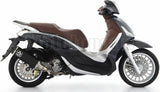 Auspuffendstück Ohne Katalysator Und Mit Geräuschzulassung Urban Aluminium Schwarz Edelstahl Schwarz - Arrow Special Parts Kompatibel Mit Piaggio Beverly 300 Hpe (2021-2024)