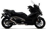 Katalysiertes Auspuffendstück Mit Geräuschzulassung Urban Aluminium Schwarz Edelstahl - Arrow Special Parts Kompatibel Mit Kymco Ak 550 (2021-2026)