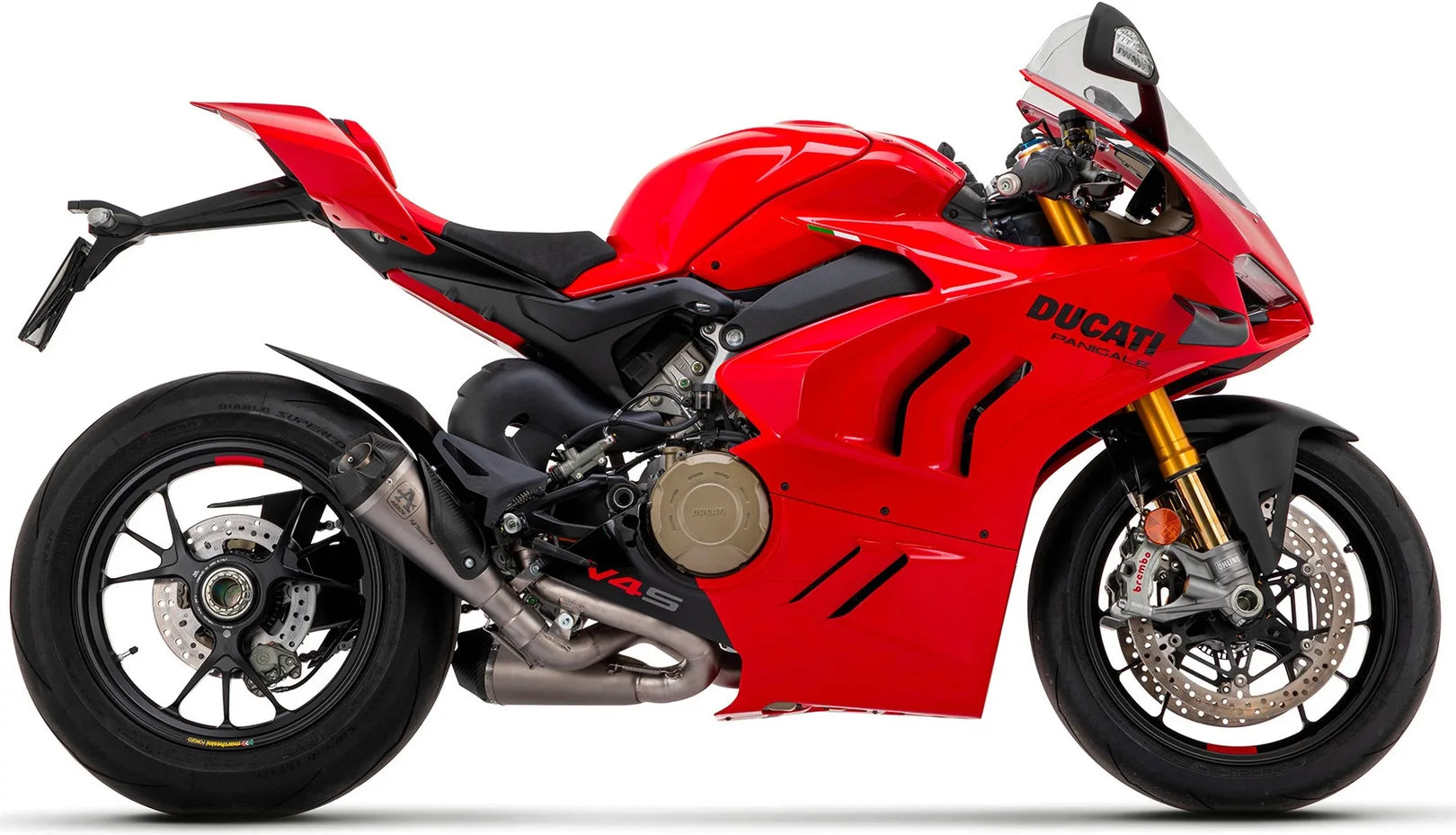 Doppelauspuffanlage Ohne Geräuschzulassung Works Titan Carbon - Arrow Special Parts Kompatibel Mit Ducati Streetfighter V4 (2020-2024)