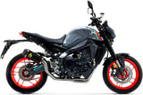 Komplette Abgasanlage Mit Katalysator Und Geräuschzulassung Works Nichrom Schwarz Carbon - Arrow Special Parts Kompatibel Mit Yamaha Mt-09 (2021-2023)