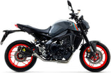 Komplette Abgasanlage Mit Katalysator Und Geräuschzulassung Works Nichrom Schwarz Carbon - Arrow Special Parts Kompatibel Mit Yamaha Mt-09 (2021-2023)