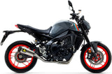 Komplette Auspuffanlage Ohne Katalysator Und Mit Geräuschzulassung Works Titan Carbon - Arrow Special Parts Kompatibel Mit Yamaha Mt-09 (2021-2023)