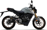 Komplette Auspuffanlage Ohne Katalysator Und Mit Geräuschzulassung X-Kone Nichrom Schwarz Carbon - Arrow Special Parts Kompatibel Mit Honda Cb 125 R (2021-2024)