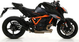 Auspuffendstück Mit Geräuschzulassung X-Kone Nichrom Schwarz Carbon - Arrow Special Parts Kompatibel Mit Ktm 1290 Superduke R (2020-2023)