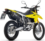 Komplette Auspuffanlage Ohne Katalysator Und Mit Geräuschzulassung Explorer Aluminium Schwarz Endkappe Carby - Arrow Special Parts Kompatibel Mit Suzuki Dr-Z4S (2025-2026)