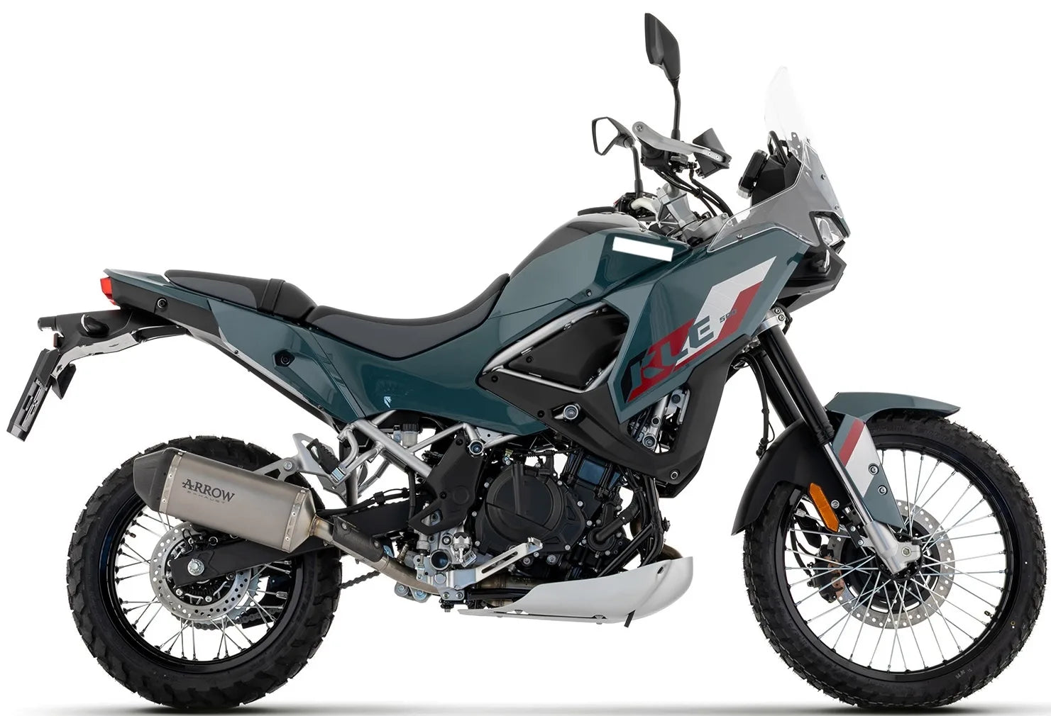 Auspuffendstück Mit Geräuschzulassung Explorer Titan Endkappe Carby - Arrow Special Parts Kompatibel Mit Kawasaki Kle 500 (2026)