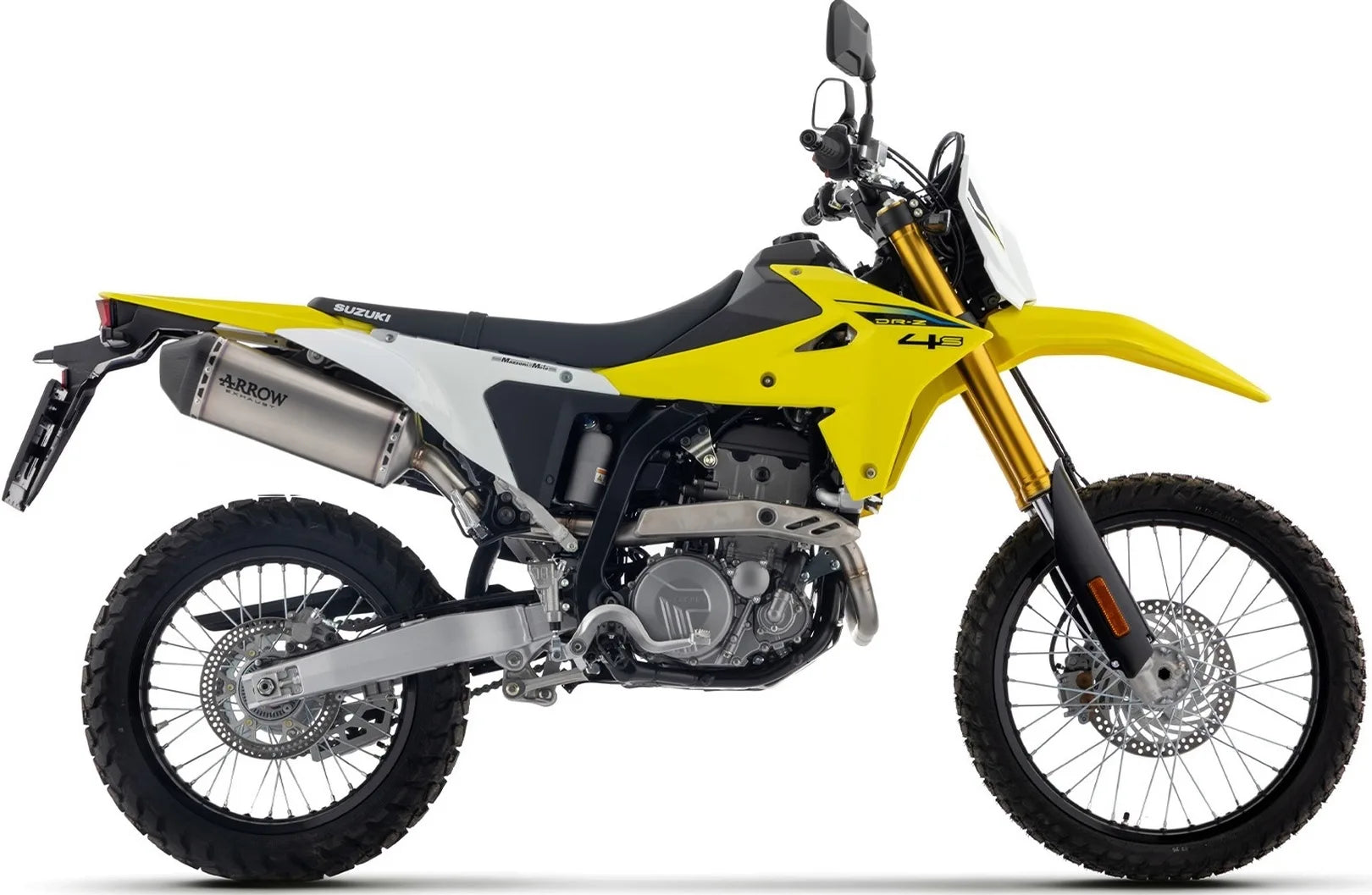 Auspuffendstück Mit Geräuschzulassung Explorer Titan Endkappe Carby - Arrow Special Parts Kompatibel Mit Suzuki Dr-Z4S (2025-2026)