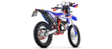 Komplette Auspuffanlage Ohne Katalysator Und Mit Geräuschzulassung Icon Aluminium Schwarz - Arrow Special Parts Kompatibel Mit Beta Rr 125 4T Enduro - Motard (2024-2025)