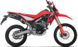 Auspuffendrohr Ohne Geräuschzulassung Icon Aluminium Schwarz Endkappe Carby - Arrow Special Parts Kompatibel Mit Honda Crf 300 L (2025-2026)